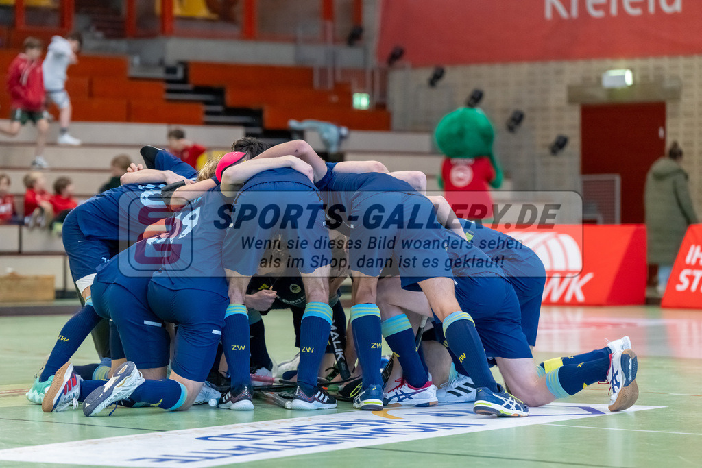 HK_20250118_101717 | 1/4 Finale 1. Bundesliga Halle Herren Crefelder HTC - Zehlendorfer Wespen am 18.1.2025 Halle Glockenspitz, Krefeld ,