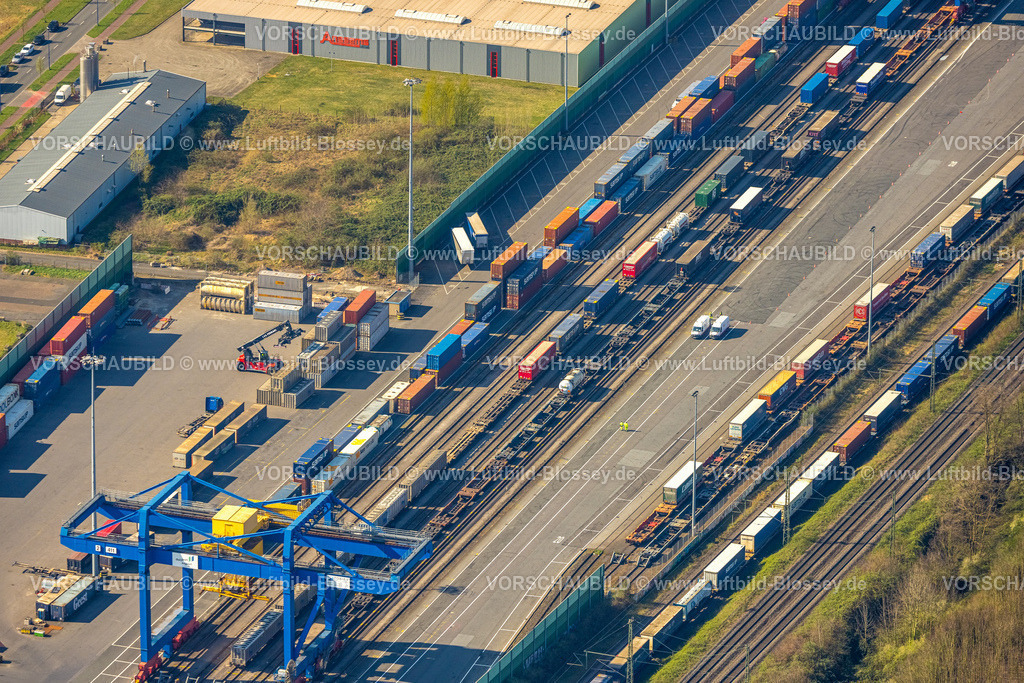 Duisburg250401644LogPort3Hohenbudberg | Luftbild, duisport Hafen, logport III Hohenbudberg, logport 3, Containerterminal, Friemersheim, Duisburg, Ruhrgebiet, Nordrhein-Westfalen, Deutschland