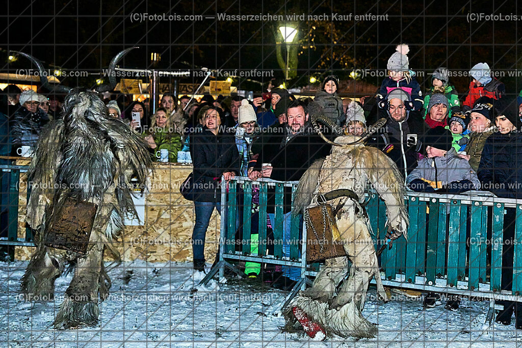 ALP9699_Wieselburger ADVENT_Wintersonnenwende_Perchtenlauf | (C)FotoLois.com, Alois Spandl, Wieselburger Advent, Wintersonnenwendfeier mit Umzug durch die Stadt, Sonnenwendfeuer und Perchtenlauf mit Show im Schlosspark, Mitwirkung der Partnergemeinde EINBECK, Sa 17. Dezmber 2022.