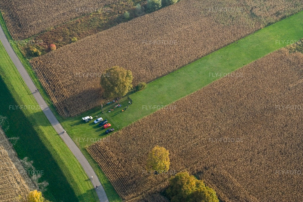 Luftbild: Modellflugplatz Hagenbach in Hagenbach im Bundesland Rheinland-Pfalz in Deutschland. Foto: IMG_14126.jpg vom 11.10.2008 durch Werner Riehm/FLY-FOTO.de