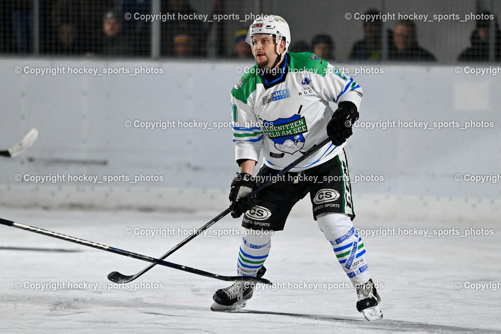 EC Tigers Paternion vs. EC Feld am See Ledenitzen | #21 Moser Sandro Feld am See Ledenitzen, EC Tigers Paternion vs. EC Feld am See Ledenitzen, EC Tigers Paternion vs. EC Feld am See Ledenitzen am 19.01.2025 in Villach (Eisplatz Paternion), Austria, (Photo by Bernd Stefan)