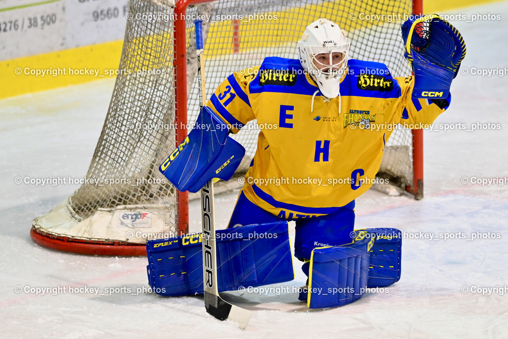 ESC SPARKASSE STEINDORF vs. 1. EHC ALTHOFEN | #31 Horn Fabian EHC Althofen, ESC SPARKASSE STEINDORF vs. 1. EHC ALTHOFEN, ESC SPARKASSE STEINDORF vs. 1. EHC ALTHOFEN am 30.11.2025 in Steindorf (Ossiachersee Halle), Austria, (Photo by Bernd Stefan)