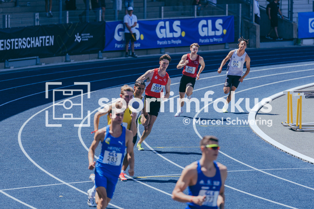 Deutsche Meisterschaften U20 / U16 2026 | Jannis Dettner, LG Olympia Dortmund, 1558, 400 Meter Hürden, Deutsche Meisterschaften der U20 &amp; U16 2026, Lohrheidestadion Bochum-Wattenscheid, 11.07.2026. Foto: Marcel Schwering / sportimfokus - Realisiert mit Pictrs.com