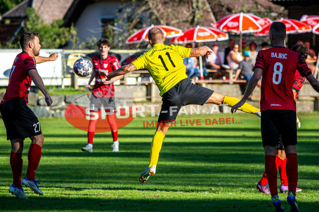 Kärntner Liga | Kärntner Liga ATUS Ferlach - ASKÖ Köttmannsdorf am 02.09.2023 in Ferlach
(Sportplatz), Austria, (Photo by Ernst Krawagner sport-fan.at) - Realisiert mit Pictrs.com