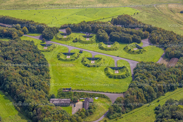 Holzwickede230901441 | Luftbild, Hengsen Militärstützpunkt, Standortübungsplatz, Opherdicke, Holzwickede, Ruhrgebiet, Nordrhein-Westfalen, Deutschland