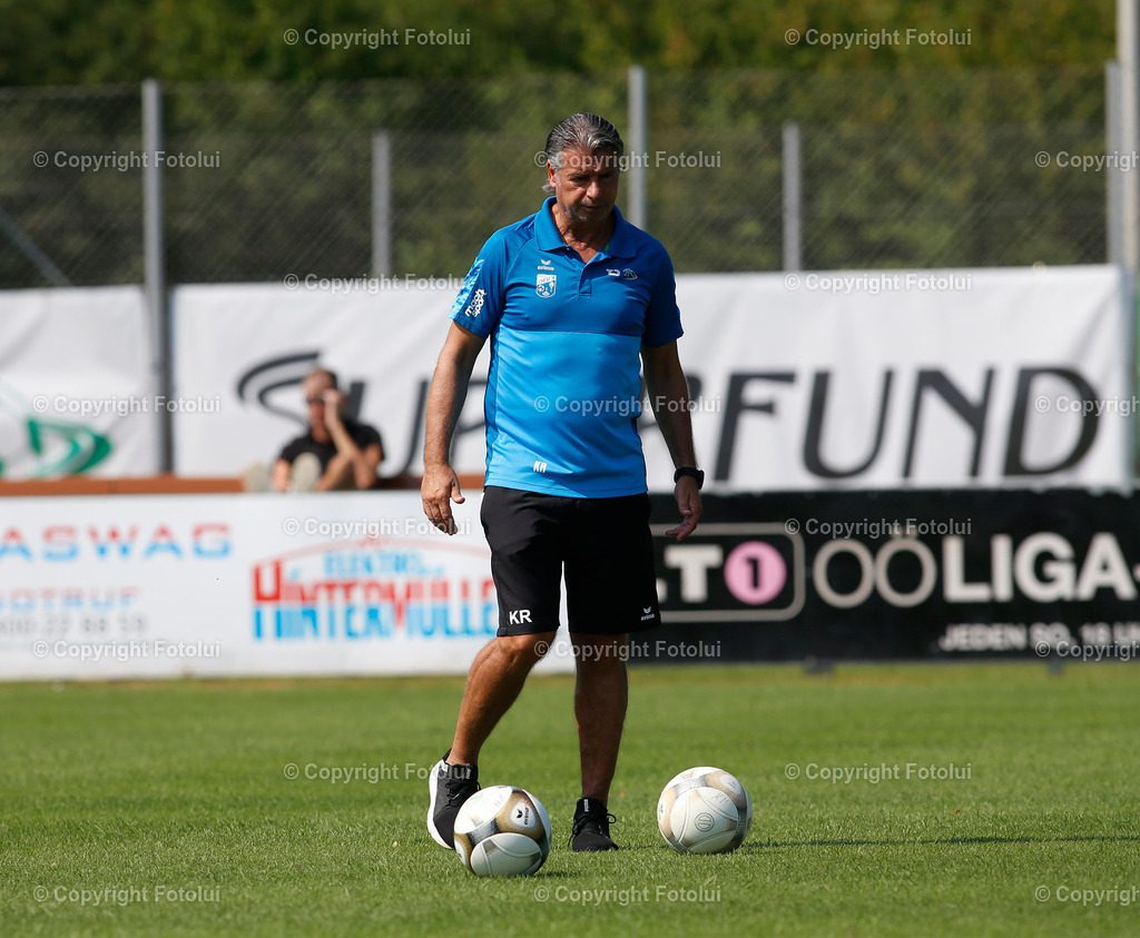 A_LUI_260823_01 | SPORT,FUSSBALL,LT1 OOELIGA ASKOE OEDT-SPG FRIEDBURG/POENDORF 26.08.2023 IM BID:TREAINER KURT RUSS  (OEDT) UND (FRIEDBURG) FOTO:FOTOLUI