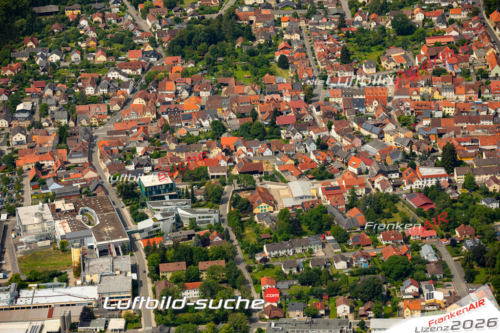 Das Luftbild zeigt :  Bad Rodach - Die Luftaufnahme wurde 2024 vom UL-Flugzeug aus erstellt ( keine Drohne ) - Hochauflösende Luftaufnahme - Für grossformatige Ausdrucke geeignet. Die Geschenkidee !Mit Lizenz und Bildrechte bestellbar