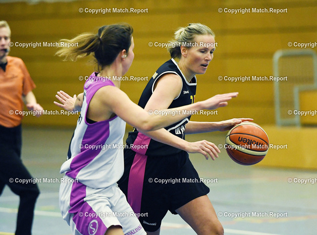 Basketball-Frauen Oberliga 19/20 SV 03 Tuebingen -  | Basketball-Frauen Oberliga 19/20         19.01.2020SV 03 Tuebingen - MTV Stuttgart IIKatja Ambjoernsen (SV03,re)FOTO: ULMER PressebildagenturxxNOxMODELxRELEASExx
