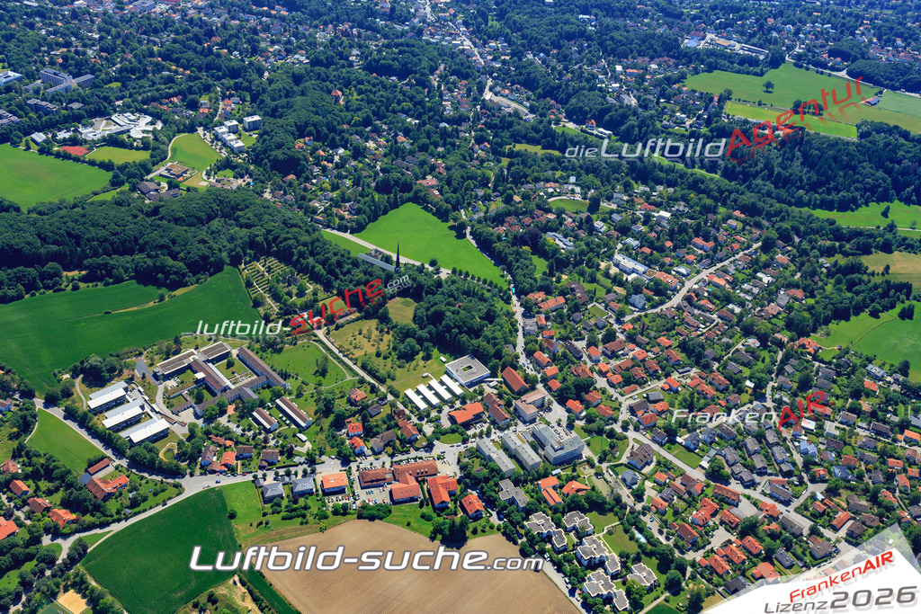 Luftbild von Soecking Starnberg - Luftaufnahme wurde 2017 von https://frankenair.de mittels Flugzeug (keine Drohne) erstellt - die Geschenkidee