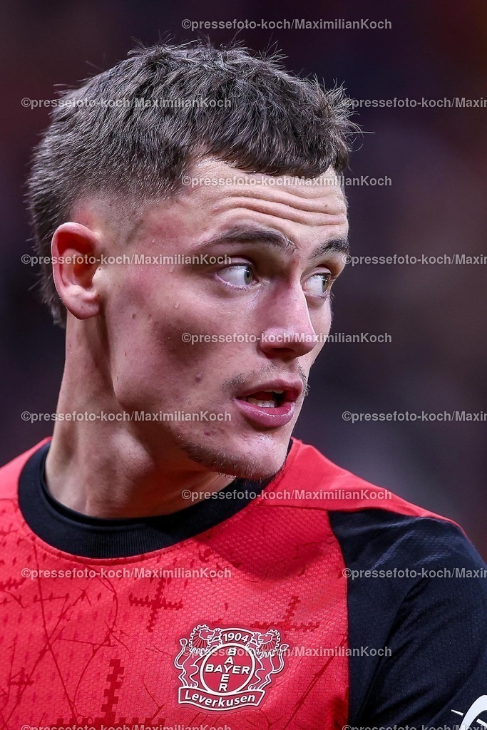 UCL29012502265 | 29.01.2025, Fußball, Bayer 04 Leverkusen - AC Sparta Prag, UEFA Champions League, 8. Spieltag, BayArena, Saison 2024 2025: Florian Wirtz (Bayer04 Leverkusen #10)