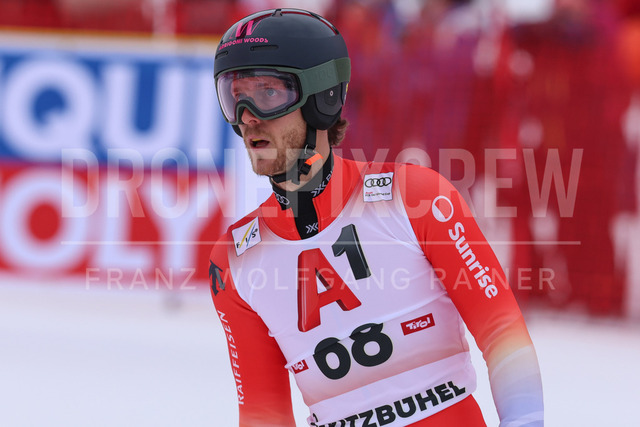 Audi FIS Ski World Cup: Men’s Slalom – Hahnenkamm Race, Kitzbuehel | Kitzbuehel, Austria, 25.Jan.26 - Alpine Skiing - FIS World Cup, Hahnenkamm Race, Slalom, men. The image shows SIMONET Sandro (SUI, Nordica).