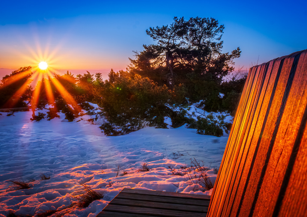 MPI_Winter_0008 | Wunderschöner Sonnenuntergang auf dem Schliffkopfgipifel - Realisiert mit Pictrs.com