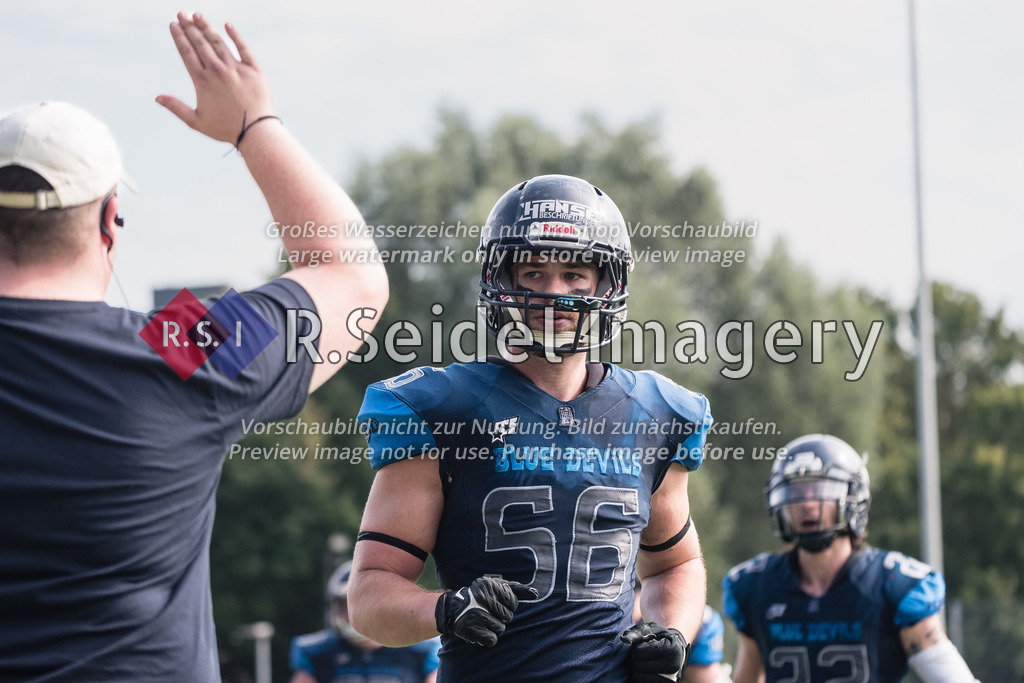 RS-1-130857 | Lion Sostmann (#56, Blue Devils, LB)