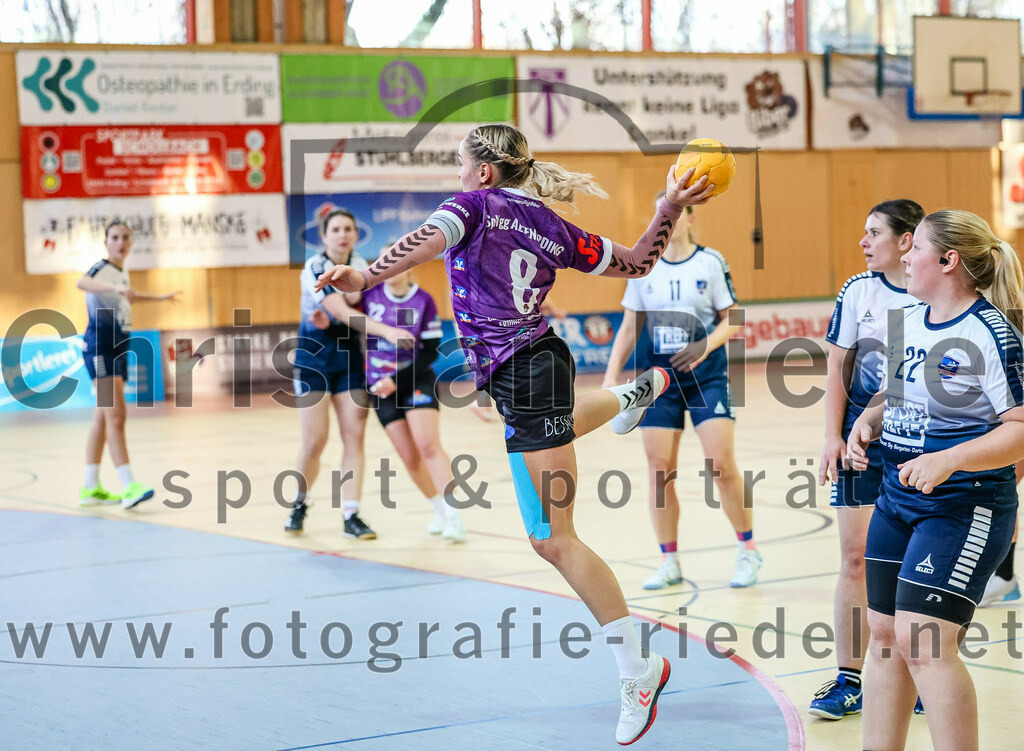 2023-12-16_119_SpVgg_Altenerding_gegen_HC_Donau-Paar_II | Erding, Deutschland, 16.12.2023:
Handball, Bezirksoberliga Frauen Altbayern 2023 / 2024, 10. Spieltag, SpVgg Altenerding gegen HC Donau/Paar II, Endergebnis: 22:22

Foto: Christian Riedel / fotografie-riedel.net