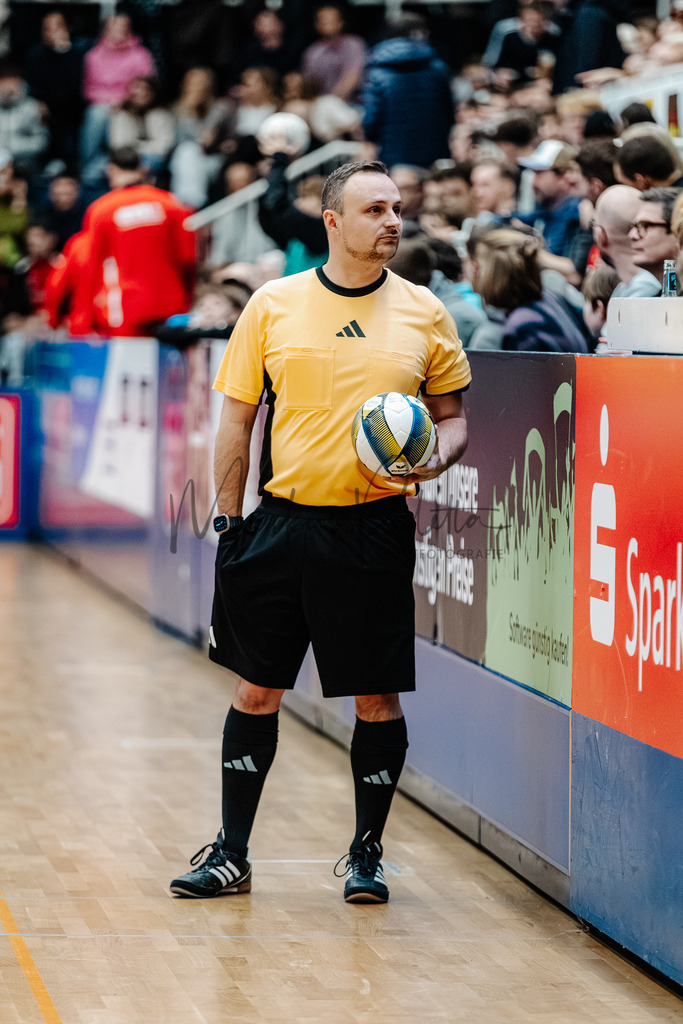 47. Stadtmeisterschaften im Hallenfußball 2025, Endrunde | Stadtmeisterschaften im Hallenfußball 2025, Endrunde, Sporthalle Berg Fidel in Münster. Foto: sportfotografie.ms | Markus Paletta - Realisiert mit Pictrs.com