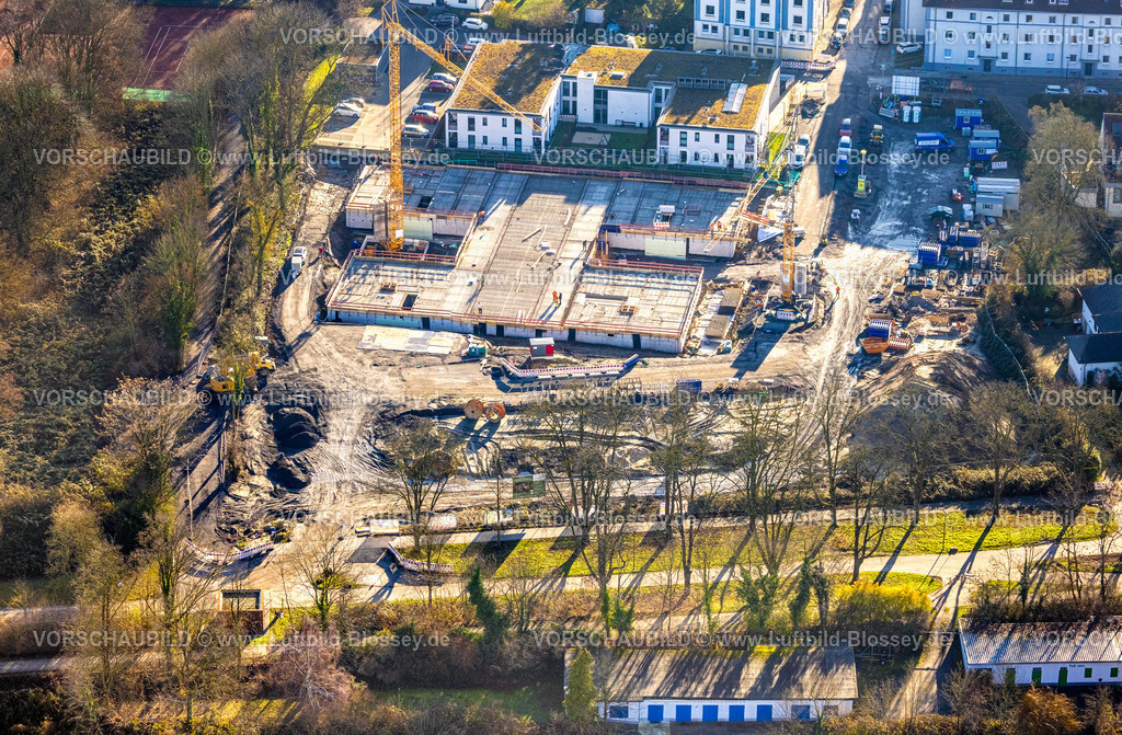 Hamm251202227 | Luftbild, Baustelle mit Neubau Wohnanlage an der Brändströmstraße und Rietzgartenstraße, Mitte, Hamm, Ruhrgebiet, Nordrhein-Westfalen, Deutschland