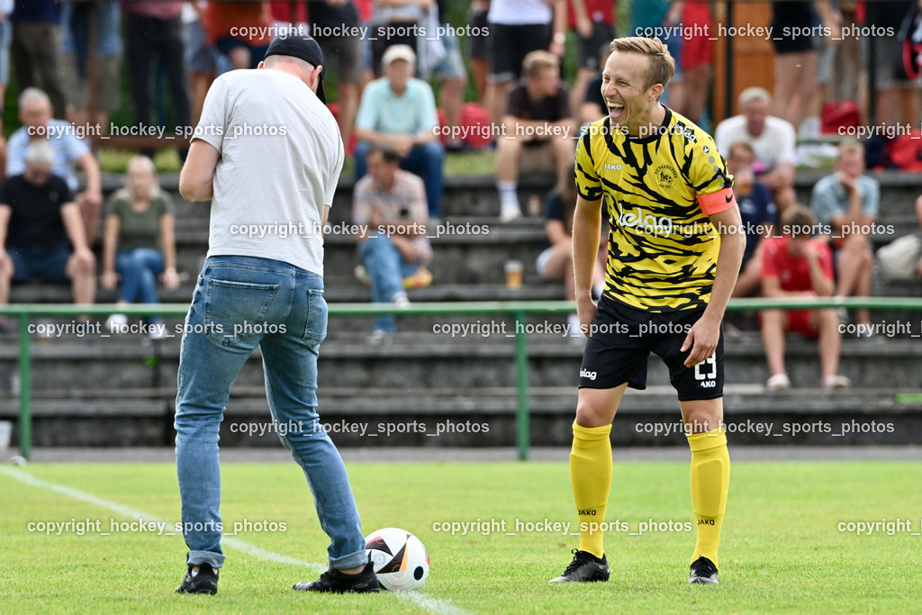 FC Faakersee vs. Union Matrei | #23 Roman Adunka FC Faakersee, FC Faakersee vs. Union Matrei, FC Faakersee vs. Union Matrei am 18.08.2024 in Finkenstein (Sportplatz Faakersee), Austria, (Photo by Bernd Stefan)