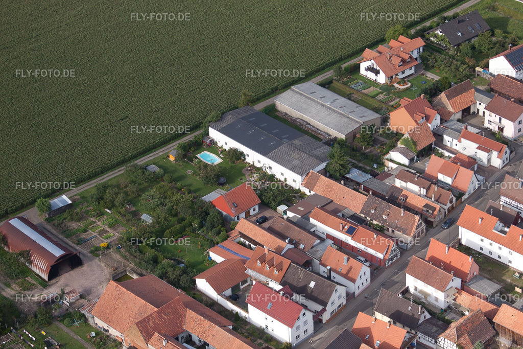 Kandel, Saarstr | Luftbild: Kandel, Saarstr in Kandel im Bundesland Rheinland-Pfalz in Deutschland. Foto: IMG_44027.jpg vom 17.08.2011 durch Werner Riehm/FLY-FOTO.de - Realisiert mit Pictrs.com