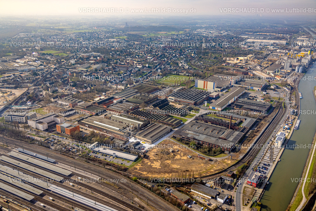 Hamm240306415 | Luftbild, Gewerbegebiet Hafenstraße, Thyssen Draht AG, Hamm-Westen. Mitte, Hamm, Ruhrgebiet, Nordrhein-Westfalen, Deutschland