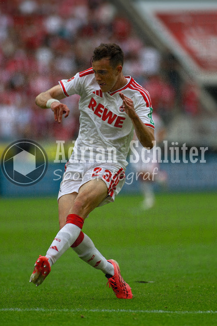 29.08.2026, GER, Fussball, Herren, Bundesliga , 1. Bundesliga, Saison 2026/2027, 1. FC Köln - TSG 1899 Hoffenheim | Paul Okon-Engstler (KOE) in Aktion, Einzelaktion