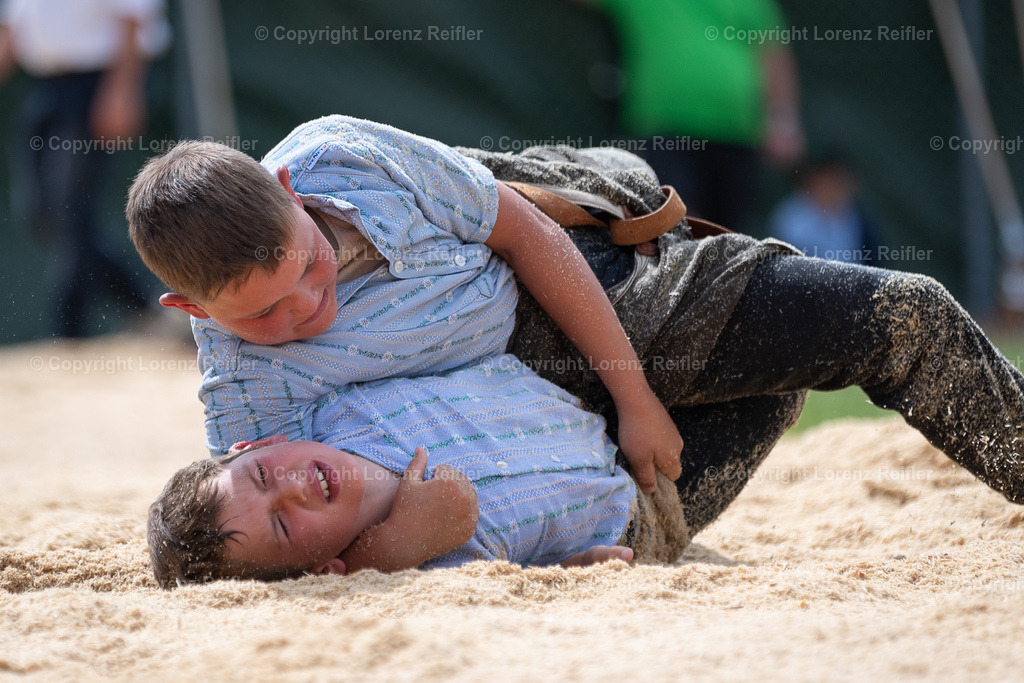 Schwingen -  Appenzeller Kantonal Nachwuchsschwingfest 2023 | Oberegg, 8.7.23, Schwingen - Appenzeller Kantonal Nachwuchsschwingfest.