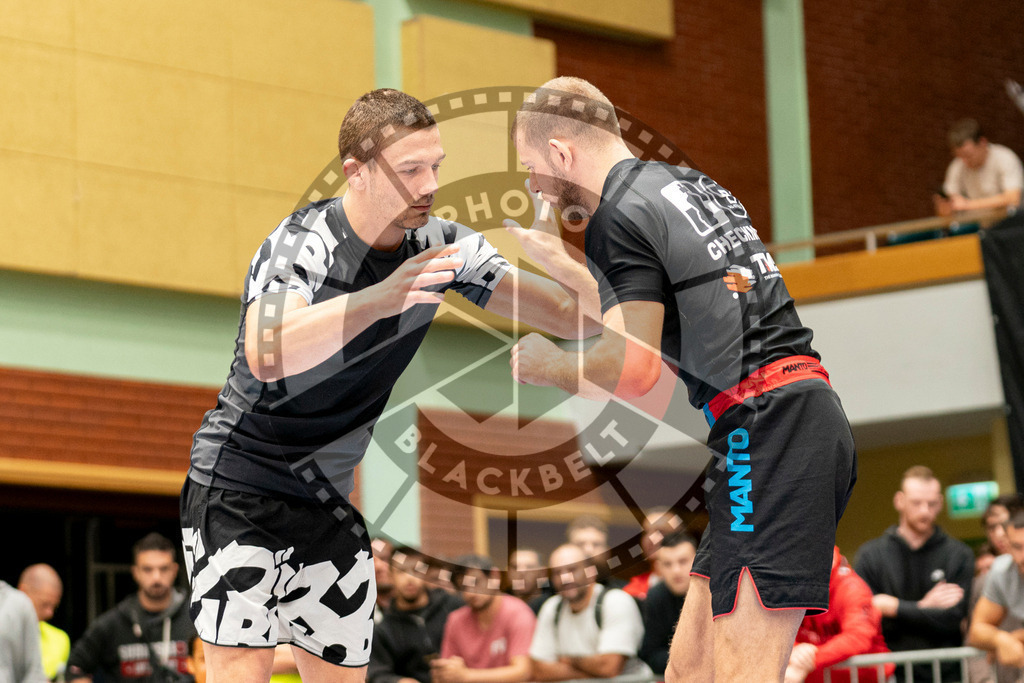 20230916PBB1199 | Fighters compete during the grappling tournement ADCC Trials (European, Middle East and African Championship) in Warsaw, Poland, on September 16, 2023.