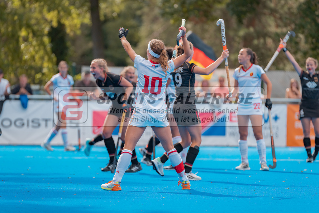 HK_20230715_102774 | Euro Hockey WU18 SF2 Spain vs Germany Championship Girls &amp; Boys am 15.7.2023 CHTC , Krefeld ,