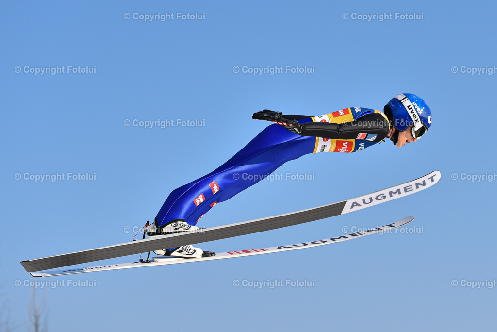A_LUI_20230210_0043 | HINZENBACH, AUSTRIA, NORDIC SKIING, WOMEN TEAM-SKI JUMPING - FIS WORLD CUP 
IM BILD:  Eva Pinkelnig (AUT)                

FOTO:FOTOLUI/UW