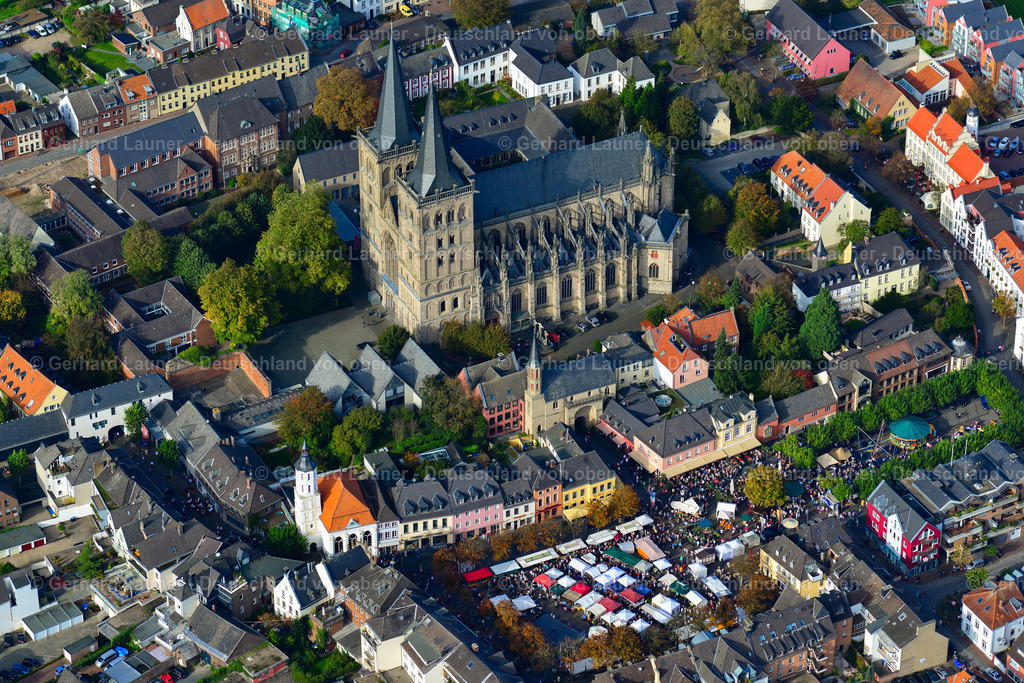 3491722 | Xanten, Altstadt mit Dom und Markt