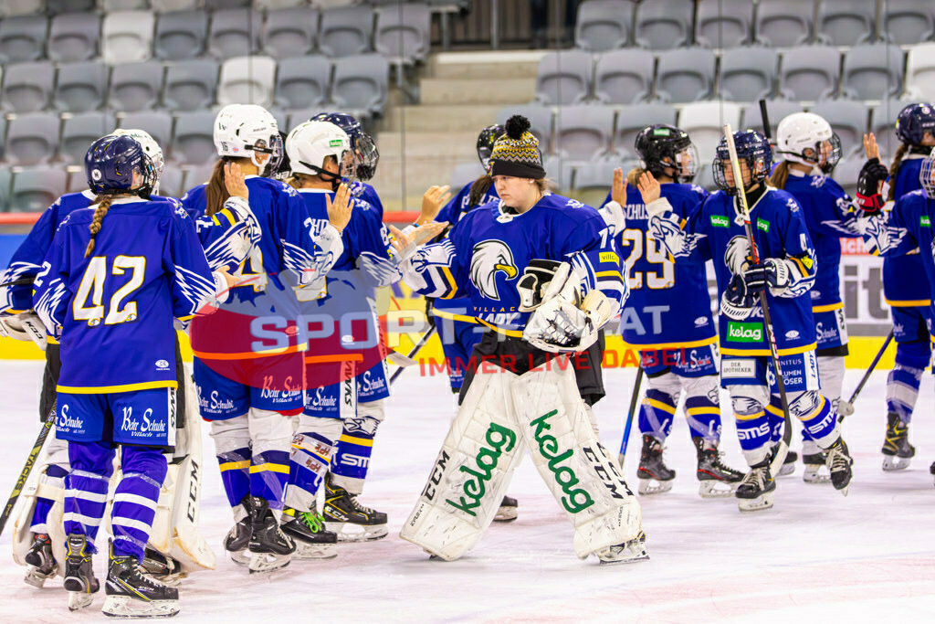 Eishockey DEBL 2023/24 | Eishockey DEBL 2023/24, KAC Frauen - Villach Lady Hawks am 27.09.2023 in Klagenfurt (Heidi Horten Arena), Austria, (Photo by Ernst Krawagner sport-fan.at) - Realisiert mit Pictrs.com
