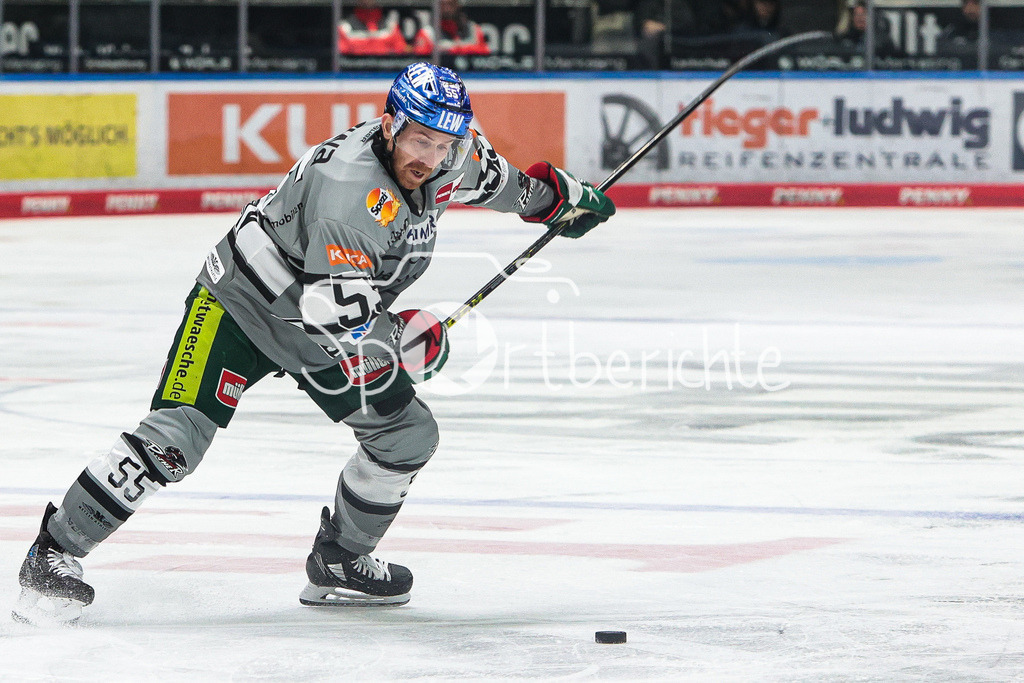 Augsburger Panther - Iserlohn Roosters | David WARSOFSKY (AEV #55) zieht ab