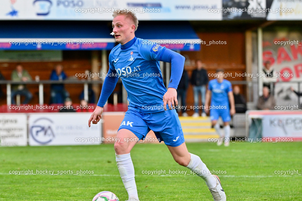 SAK vs. SV Spittal Drau 1921 | #6 Toni Dullnig SAK, Nasen Tupfer, SAK vs. SV Spittal Drau 1921, SAK vs. SV Spittal Drau 1921 am 23.05.2025 in Klagenfurt (Sportpark Welzenegg), Austria, (Photo by Bernd Stefan)