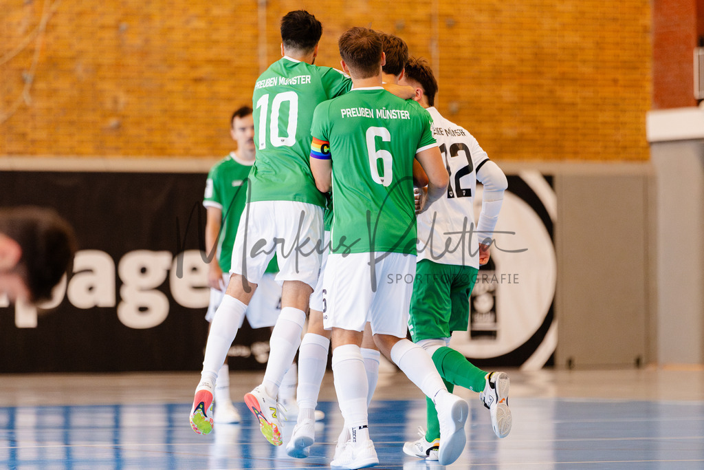Futsal-Bundesliga, Saison 2025/2026, 4. Spieltag: SC Preußen Münster - SV Pars Neu-Isenburg | Futsal-Bundesliga, Saison 2025/2026, 4. Spieltag, SC Preußen Münster empfängt SV Pars Neu-Isenburg in der Universitäts-Sporthalle in Münster. Foto: sportfotografie.ms | Markus Paletta - Realisiert mit Pictrs.com