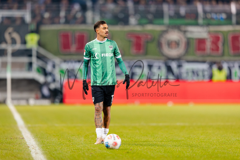 2. Bundesliga, Saison 2025/26, 15. Spieltag: SC Preußen Münster - Hannover 96 | Münster, 05.12.2025: 2. Bundesliga, 15. Spieltag, SC Preußen Münster gegen Hannover 96 im LVM-Preußenstadion in Münster. Foto: sportfotografie.ms | Markus Paletta - Realisiert mit Pictrs.com