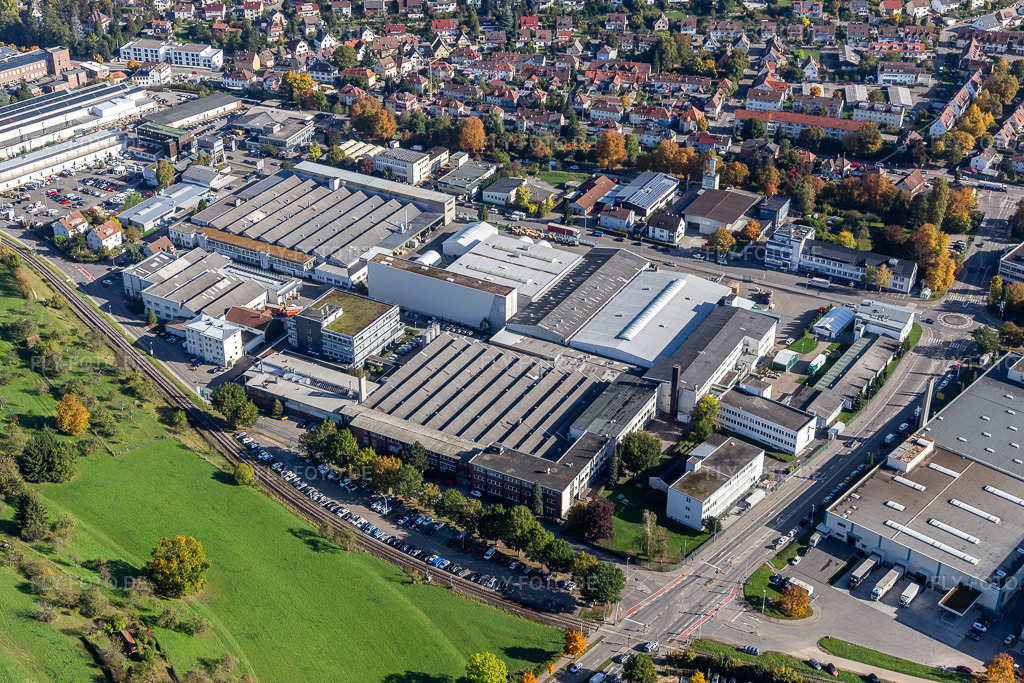 Luftbild: Metabo Werke in Nürtingen im Bundesland Baden-Württemberg in Deutschland. Foto: IMG_119294.jpg vom 14.10.2019 durch Werner Riehm/FLY-FOTO.de