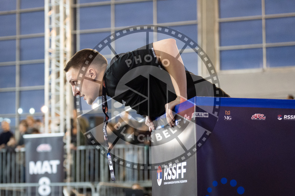 20260214PBB1368 | Fighters compete during the ADCC European Trials  competition day 1 in Belgrade, Serbia, on February 14, 2026.