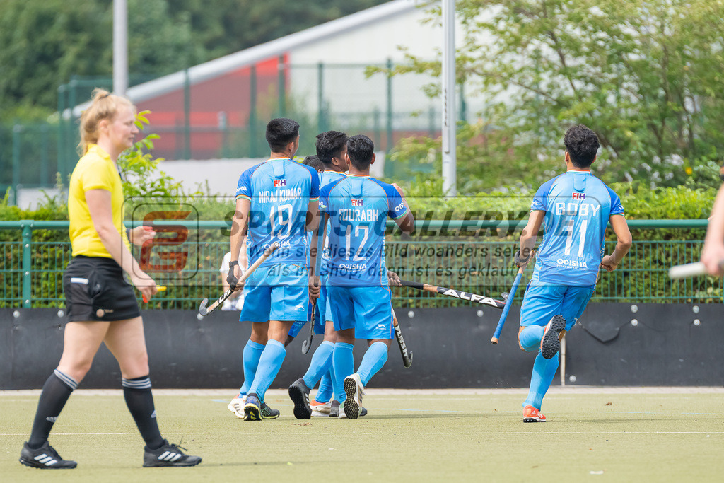HK_20230822_103694 | 4 Nations Tournament Spiel um Platz 1 ( MU21 ) Indien - Germany am 22.8.2023 DHC Düsseldorf, Düsseldorf ,
