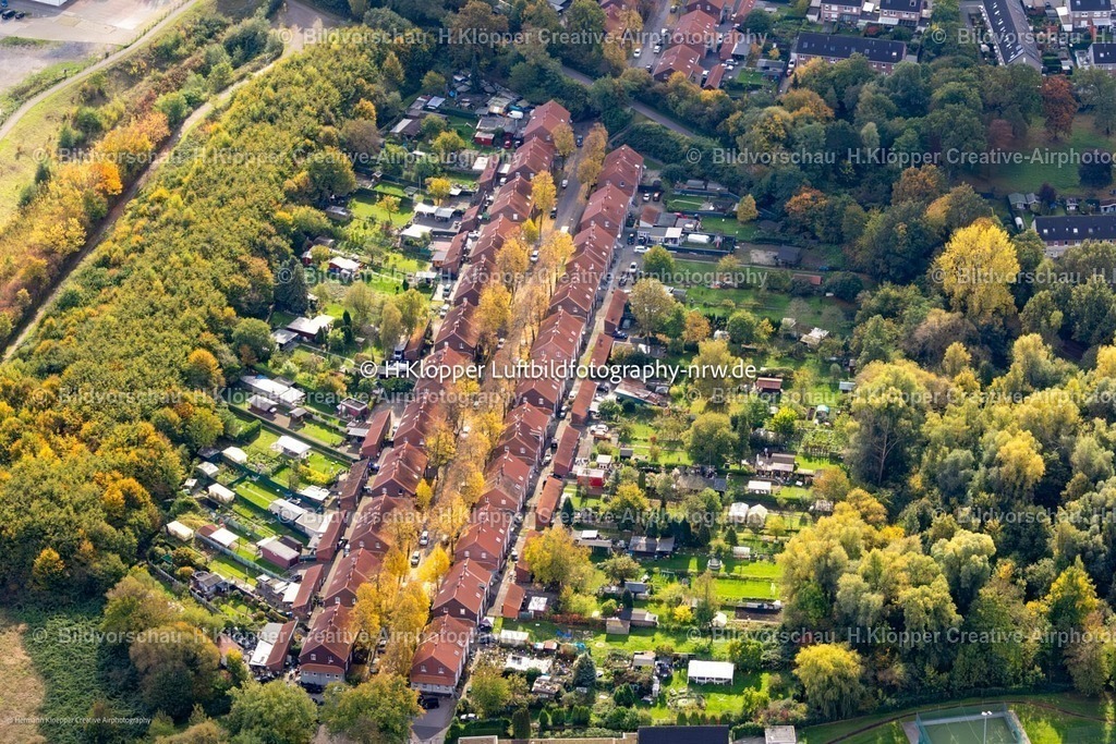 Luftbild Essen-6857 | Luftbild Herbstluftbild Mehrfamilienhaussiedlung in Essen im Bundesland Nordrhein-Westfalen, Deutschland - Realisiert mit Pictrs.com