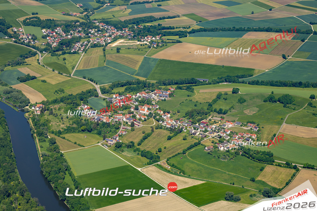 Die Luftaufnahme Lechsend - Marxheim wurde 2022 vom Flugzeug aus (keine Drohne) erstellt. Hohe Auflösung -für große Poster und Wandbilder geeignet - Garantiert!