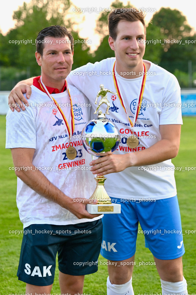 Villacher Bier Cup 2022/23 Siegerehrung SAK vs. SV Dellach Gail 17.6.2023 | hockey sports photos, Pressefotos, Sportfotos, hockey247, win 2day icehockeyleague, Handball Austria, Floorball Austria, ÖVV, Kärntner Eishockeyverband, KEHV, KFV, Kärntner Fussballverband, Österreichischer Volleyballverband, Alps Hockey League, ÖFB, 