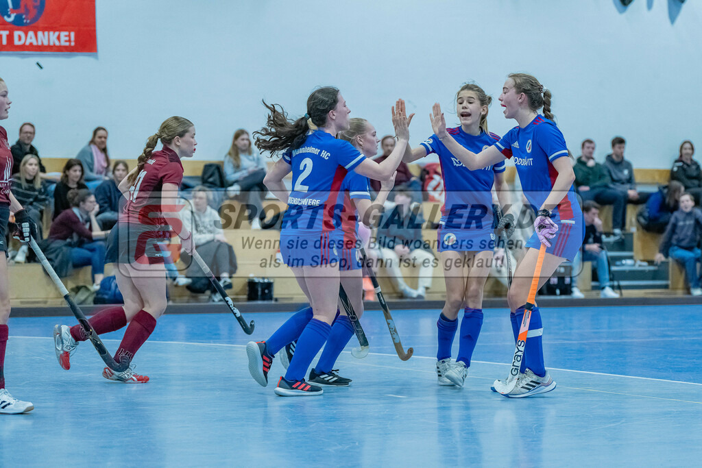 HK_20240303_109078 | Spiel um Platz 7 Deutsche Meisterschaft WU16 am 3.3.2024 Halle DHC, Düsseldorf ,