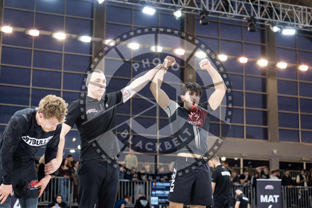 20260214PBB1604 | Fighters compete during the ADCC European Trials  competition day 1 in Belgrade, Serbia, on February 14, 2026.