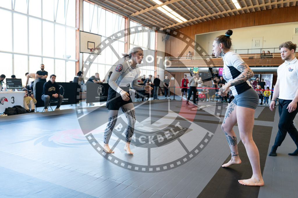 20250329PBB2331 | Fighters compete during the International Luta Livre (ILLCS) Germany IX Spring 2025 Competition spring on March 29, 2025 in Hannover, Germany.© Chiara Dazi