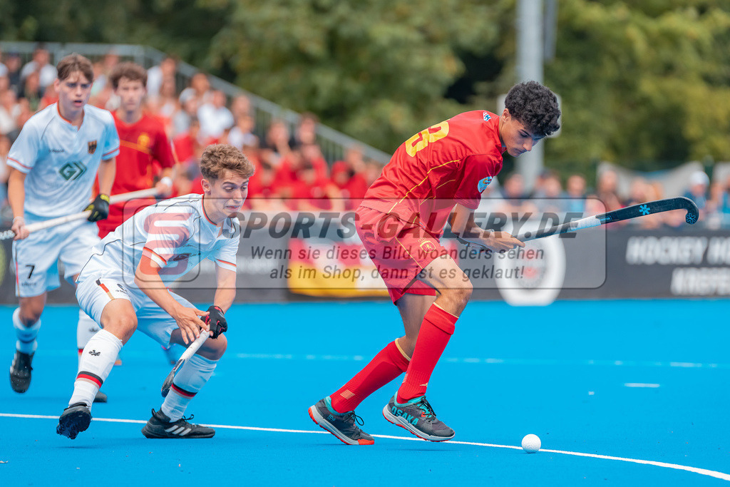 HK_20230715_102503 | Euro Hockey MU18 SF2 Spain vs Germany Championship Girls &amp; Boys am 15.7.2023 CHTC , Krefeld ,