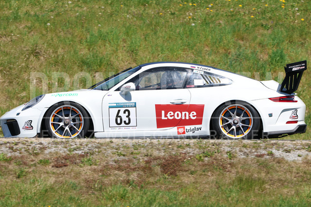 FIA European Hill Climb Championship – Rechberg 2026 | FIA European Hill Climb Championship at Rechberg, held from 24 to 26 April 2026 near Tulwitz, Styria, Austria. The image shows Matevz CUDEN (SLO) Porsche 991.2 GT3 Cup.