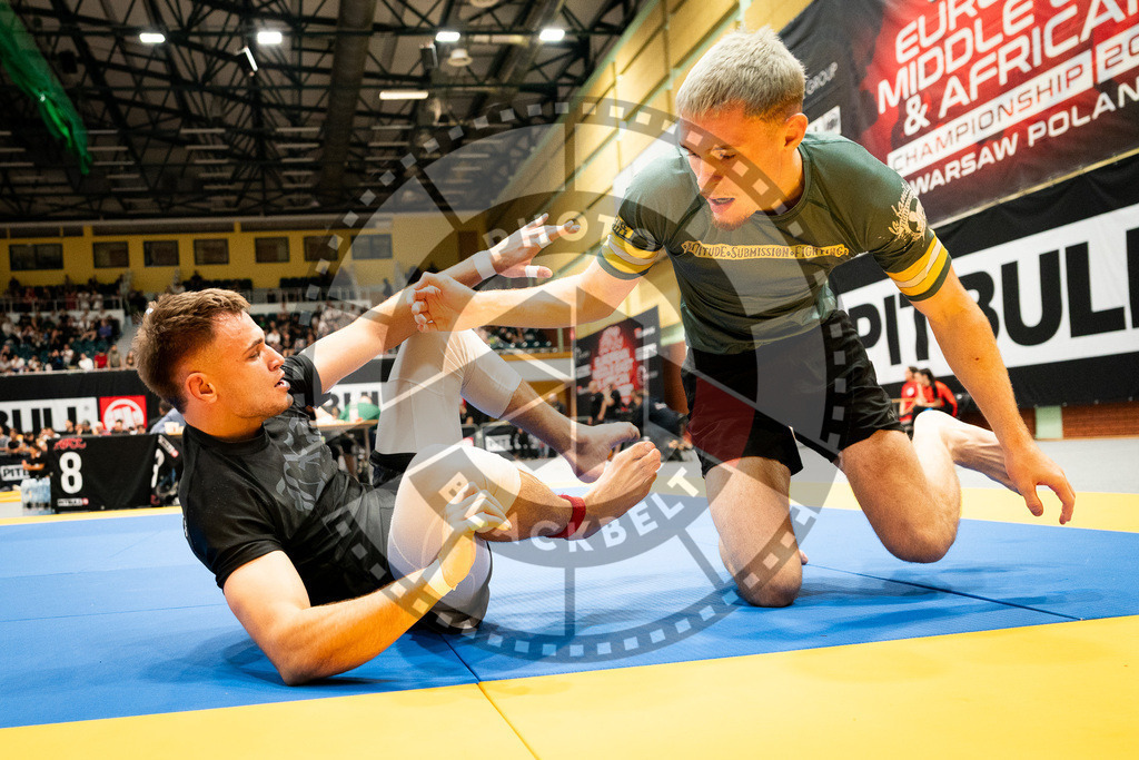 20250906PBB3582 | Fighters compete during the ADCC European Trials  competition in Warsaw, Poland, on September 6, 2025.
