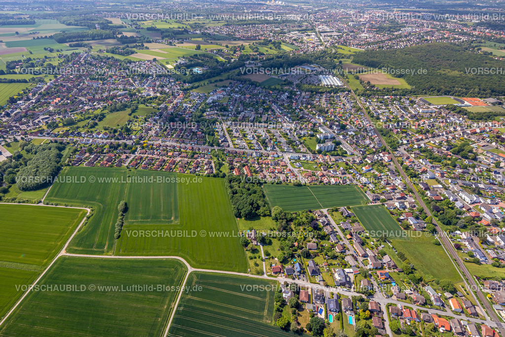 Hamm220504252 | Luftbild, Dierhagenweg Wohngebiet, Wiesen und Felder In der Pilsheide, Rhynern, Hamm, Ruhrgebiet, Nordrhein-Westfalen, Deutschland