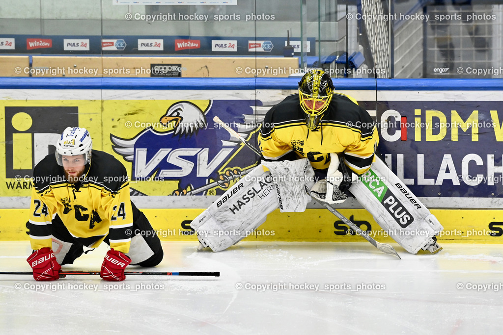 EC Kellerberg vs. EC Arnoldstein | #24 Hadzic Eldin EC Arnoldstein, #11 Santner Christian EC Arnoldstein, EC Kellerberg vs. EC Arnoldstein, EC Kellerberg vs. EC Arnoldstein am 31.01.2025 in Villach (Stadthalle Villach), Austria, (Photo by Bernd Stefan)