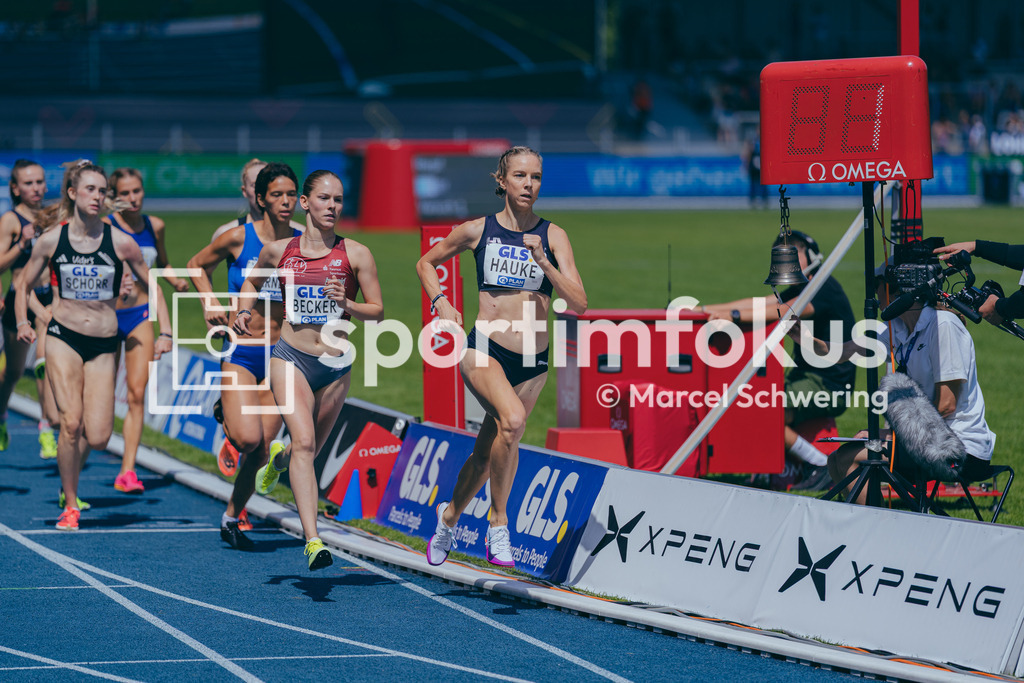 Deutsche Meisterschaften der Frauen und Männer 2026 | Jennifer Hauke, Hamburg Athletics, 800-Meter-Lauf, Halbfinale, Deutsche Meisterschaften der Frauen und Männer 2026, Lohrheidestadion Bochum-Wattenscheid, 25.07.2026. Foto: Marcel Schwering / sportimfokus - Realisiert mit Pictrs.com