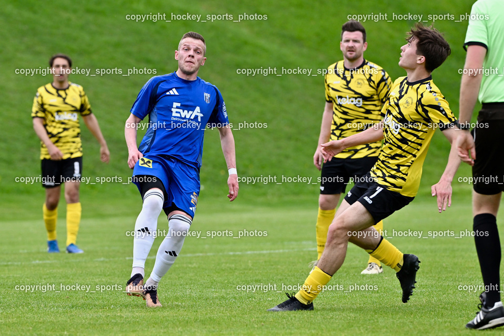 FC Faakersee vs. URC Thal Assling | #72 Jasmin Dindic URC Thal Assling, #7 Felix Michael Bachlechner FC Faakersee, #13 Marvin Ungerböck FC Faakersee, FC Faakersee vs. URC Thal Assling, FC Faakersee vs. URC Thal Assling am 04.05.2025 in Finkenstein (Sportplatz Finkenstein), Austria, (Photo by Bernd Stefan)